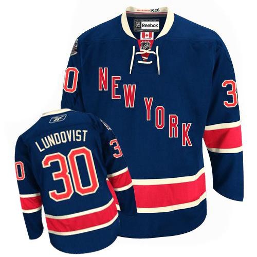 rangers lundqvist jersey