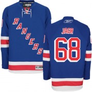 Men's Reebok New York Rangers 68 Jaromir Jagr Royal Blue Home Jersey - Authentic