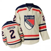 Men's Reebok New York Rangers 2 Brian Leetch Cream Winter Classic Jersey - Authentic