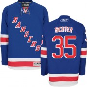 Men's Reebok New York Rangers 35 Mike Richter Royal Blue Home Jersey - Authentic