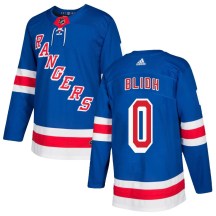 Men's Adidas New York Rangers Anton Blidh Royal Blue Home Jersey - Authentic