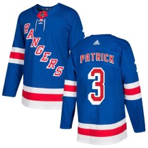 Men's Adidas New York Rangers James Patrick Royal Blue Home Jersey - Authentic