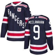 Men's Adidas New York Rangers Rob Mcclanahan Navy Blue 2018 Winter Classic Home Jersey - Authentic