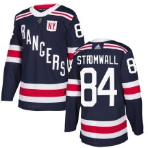 Men's Adidas New York Rangers Malte Stromwall Navy Blue 2018 Winter Classic Home Jersey - Authentic