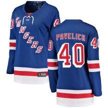 Women's Fanatics Branded New York Rangers Mark Pavelich Blue Home Jersey - Breakaway