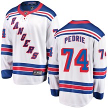 Men's Fanatics Branded New York Rangers Vince Pedrie White Away Jersey - Breakaway