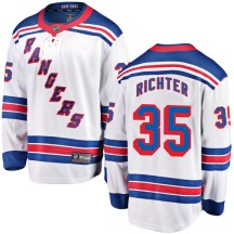 Men's Fanatics Branded New York Rangers Mike Richter White Away Jersey - Breakaway