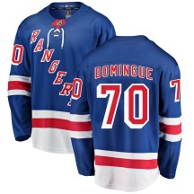 Men's Fanatics Branded New York Rangers Louis Domingue Blue Home Jersey - Breakaway