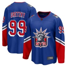 Men's Fanatics Branded New York Rangers Wayne Gretzky Royal Special Edition 2.0 Jersey - Breakaway