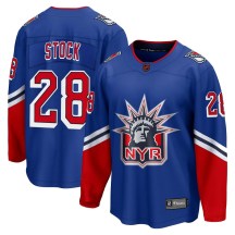 Men's Fanatics Branded New York Rangers P.j. Stock Royal Special Edition 2.0 Jersey - Breakaway
