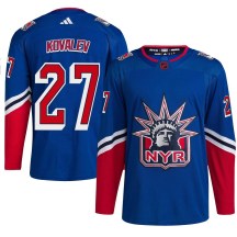 Men's Adidas New York Rangers Alex Kovalev Royal Reverse Retro 2.0 Jersey - Authentic
