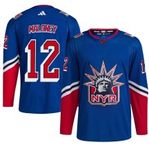 Men's Adidas New York Rangers Don Maloney Royal Reverse Retro 2.0 Jersey - Authentic