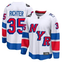 Men's Fanatics Branded New York Rangers Mike Richter White 2024 Stadium Series Jersey - Breakaway