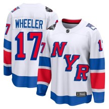 Men's Fanatics Branded New York Rangers Blake Wheeler White 2024 Stadium Series Jersey - Breakaway