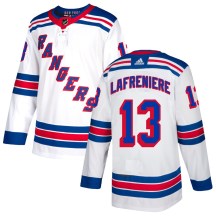 Men's Adidas New York Rangers Alexis Lafreniere White Jersey - Authentic