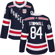 Women's Adidas New York Rangers Malte Stromwall Navy Blue 2018 Winter Classic Home Jersey - Authentic